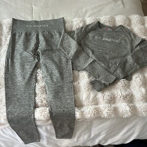 S.I.C Athletics Gray Activewear Set